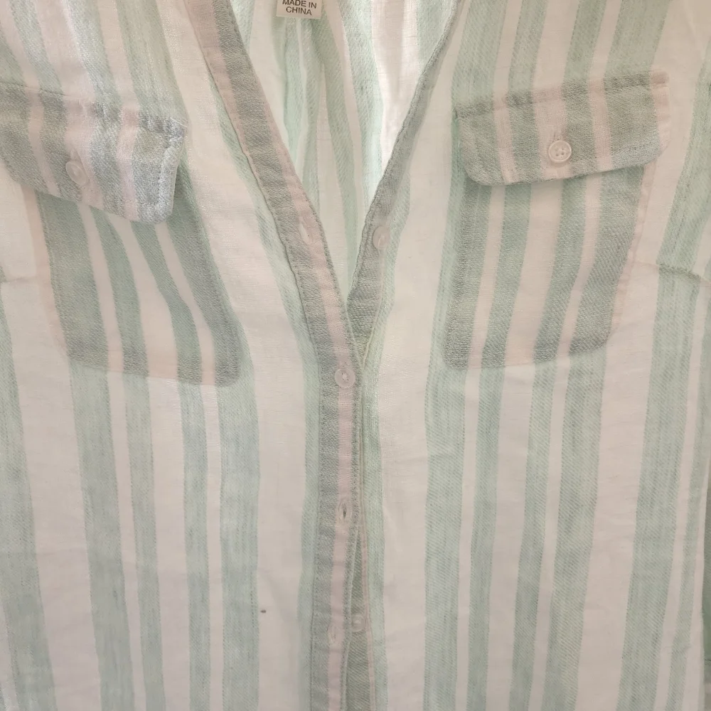 Anthropologie NWOT linen dress shirt - Picture 7 of 8
